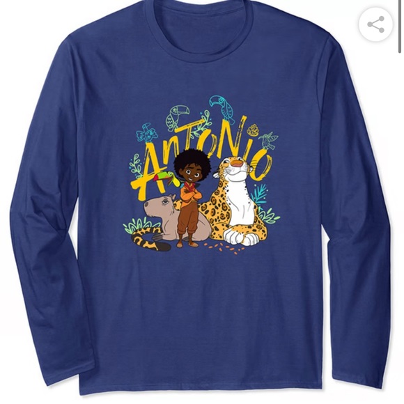 Disney Tops - NEW| Disney Encanto Antonio with Animal Friends Long Sleeve T-shirt